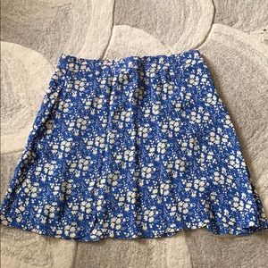 For Love and Lemons Blue Mini Skirt